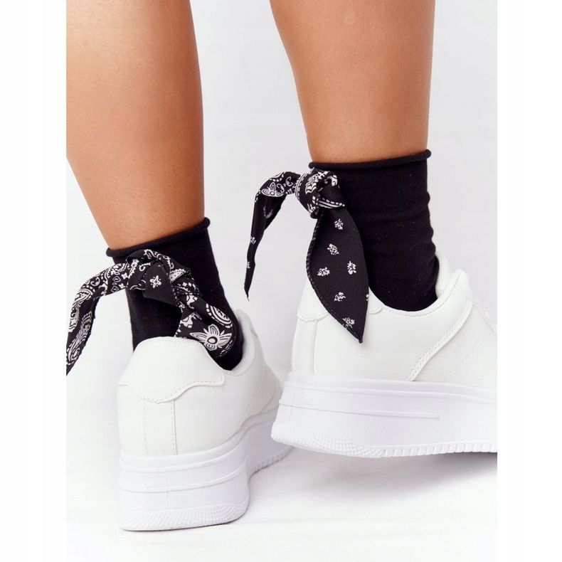 PS1 Dámské sportovní boty na platformě White This Is Me bílý 1