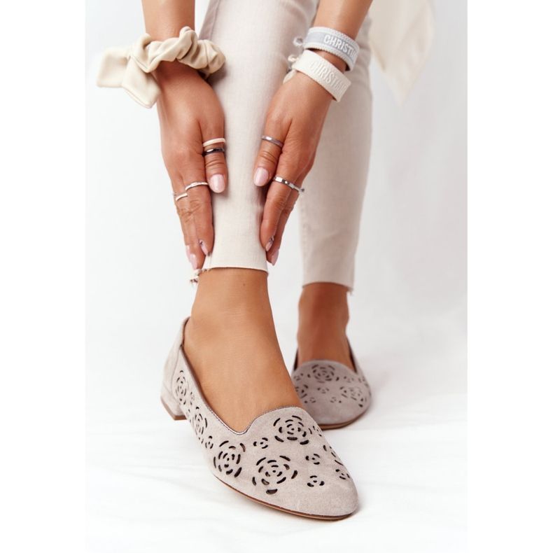 Prolamované mokasíny Sergio Leone BL627 Cappuccino béžový 2