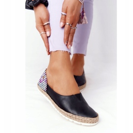 Maciejka 05056-01 černé kožené balerínky černá vícebarevný 2 Maciejka 05056-01 černé kožené balerínky černá vícebarevný 2