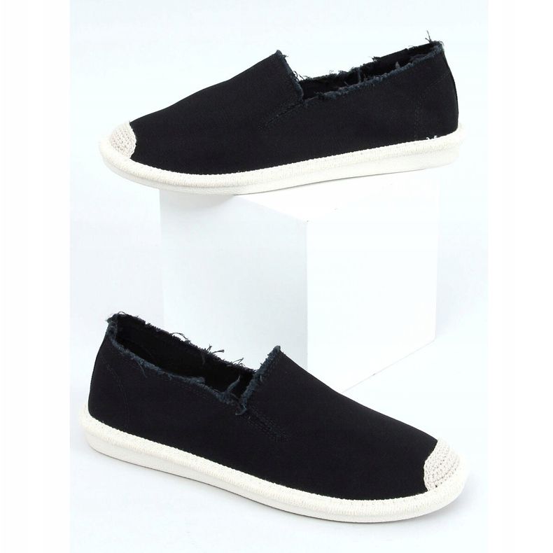 Černé dámské espadrilky 7105 Black černý 1