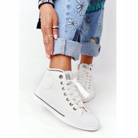 Dámské vysoké tenisky Big Star HH274149 bílé bílý 2