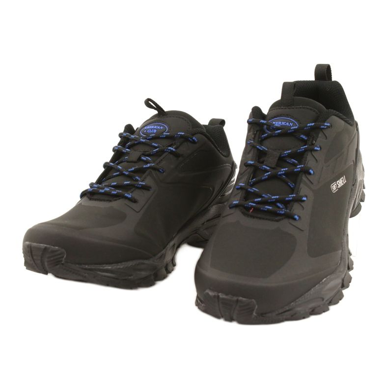 American Club Sportovní obuv ADI svázaná americká vodotěsná soft-shell HL17 černá modrý 1