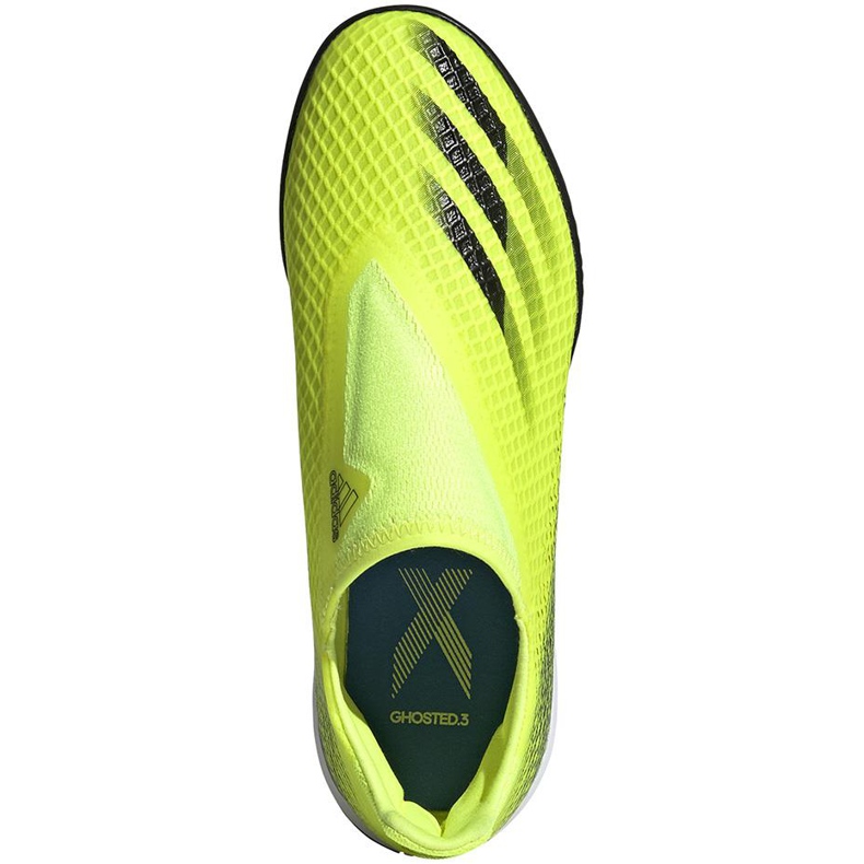 Adidas X Ghosted.3 Ll Tf Dětské kopačky žluto-černé FW6982 žlutá žlutá 1