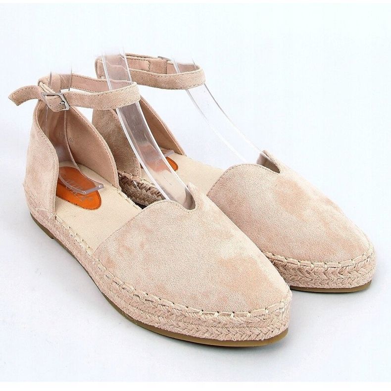 Dámské espadrilky s vykrojeným béžovým 1219 béžovým 1