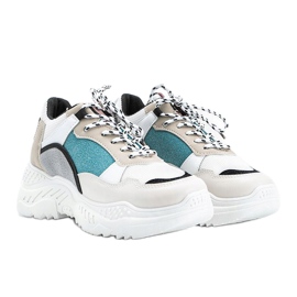 Béžové tenisky se silnou podrážkou Joana béžový 1