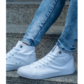 Pánské klasické vysoké tenisky Big Star FF174551 bílé bílý 3