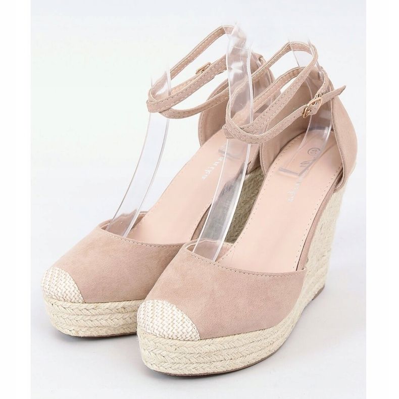 Espadrilles na béžovém klínu 3010 Beige béžový 1 Espadrilles na béžovém klínu 3010 Beige béžový 1