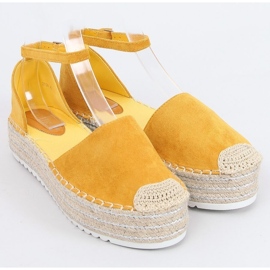 Medové sandály Espadrilles 2138 Yellow žluť 1