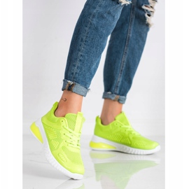 SHELOVET Prolamované sportovní boty zelená 2