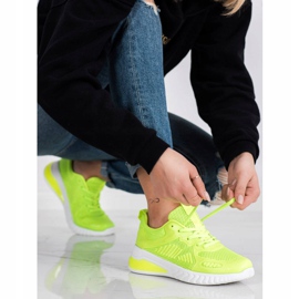 SHELOVET Prolamované sportovní boty zelená 1
