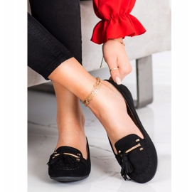 Kayla Módní mokasíny černý zlatý 1