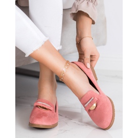 SHELOVET Elegantní páni s kubickými zirkony růžový 1