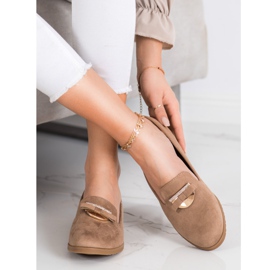 SHELOVET Elegantní páni s kubickými zirkony béžový 1 SHELOVET Elegantní páni s kubickými zirkony béžový 1