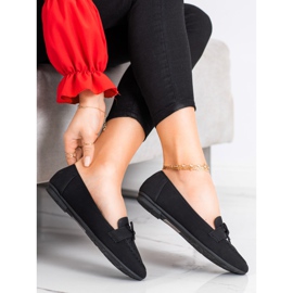 Diamantique Mokré mokasíny černý 1