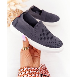 Dětské nazouvací tenisky Big Star HH374104 šedé šedá 1