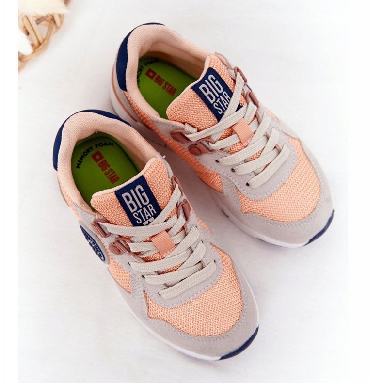 Dětská sportovní obuv Paměťová pěna Big Star HH374180 Oranžová oranžový 1