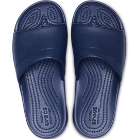 Dětské pantofle Crocs Classic Slide pro děti 204981 410 námořnická modř 2