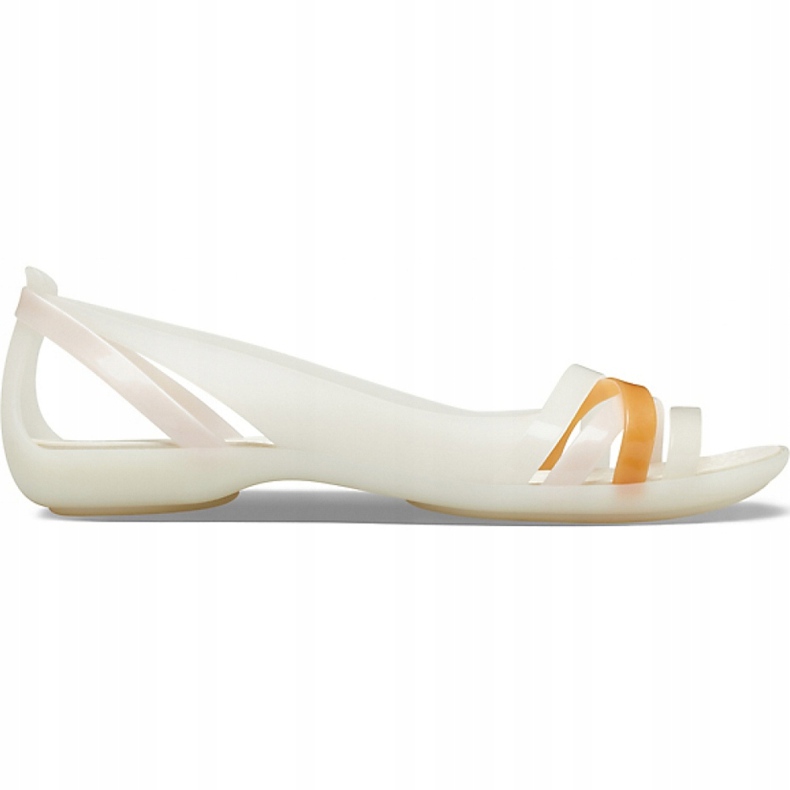 Sandály Crocs Isabella Huarche 2 Flat W bílé 204912 12U bílý 1