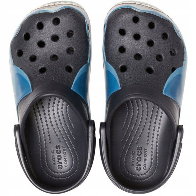 Crocs pro děti Fun Lab Shark Band Clg K černý 206271 001 černá 2