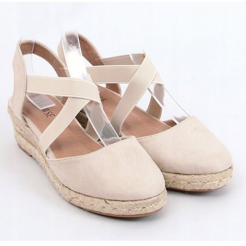 Espadrilky na nízkém klínu béžové 9R65 béžové béžový 2 Espadrilky na nízkém klínu béžové 9R65 béžové béžový 2