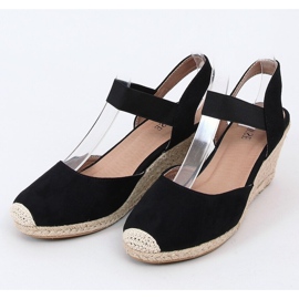Černé espadrilky na klíncích 9R50 Black černý 1