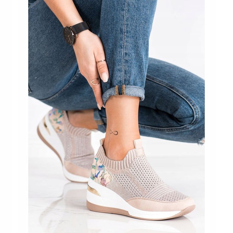 ARTIKER Nazouvací tenisky Moro Print růžový vícebarevný 2