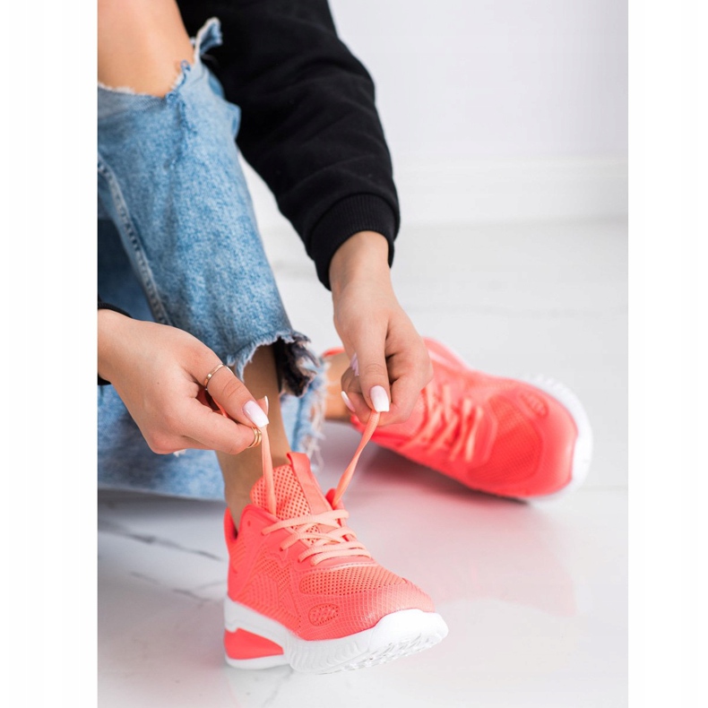 SHELOVET Prolamované sportovní boty oranžový 1