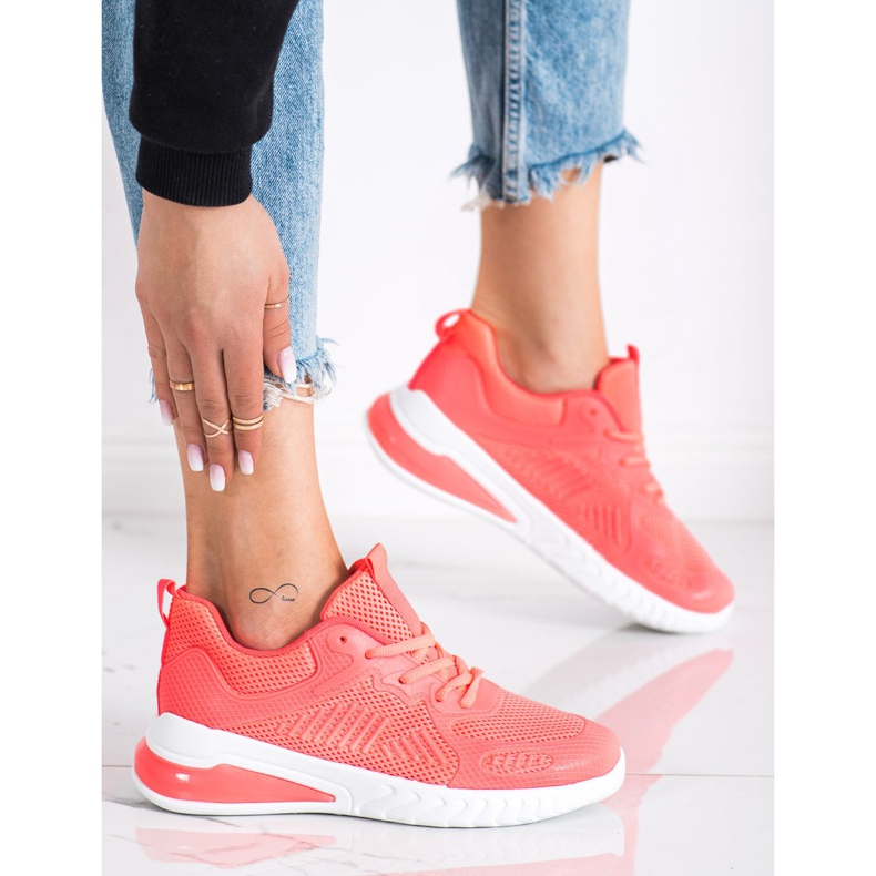 SHELOVET Prolamované sportovní boty oranžový 2