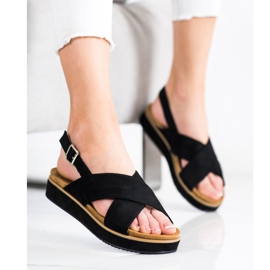 Goodin Černé Sandály Na Platformě černý 2