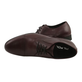 Šněrovací boty kaštanové Pilpol 1674 vícebarevný 4 Šněrovací boty kaštanové Pilpol 1674 vícebarevný 4