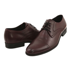 Šněrovací boty kaštanové Pilpol 1674 vícebarevný 2