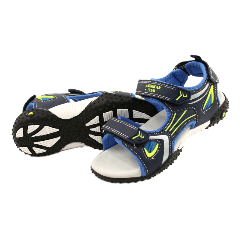 American Club Americká kožená vložka RL23 námořnická modrá modrý zelená 2