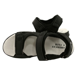 American Club Sportovní sandály Kožená vložka HL09 / 21 Černá 3