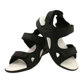 American Club Sportovní sandály Kožená vložka HL09 / 21 Černá 4