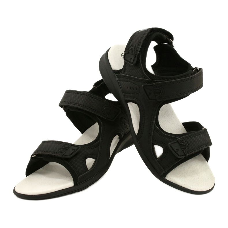 American Club Sportovní sandály Kožená vložka HL09 / 21 Černá 4
