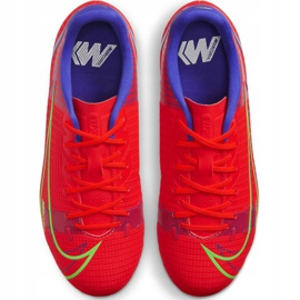 Kopačky Nike Mercurial Vapor 14 Academy FG / MG Junior CV0811 600 červený červený 1