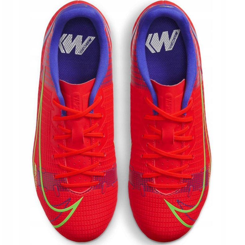 Kopačky Nike Mercurial Vapor 14 Academy FG / MG Junior CV0811 600 červený červený 1