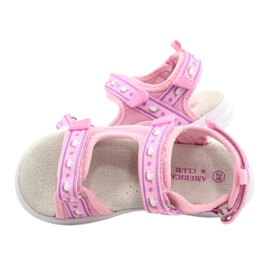 Kožená stélka Pink Sandals American Club RL39 růžový 4