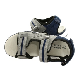 American Club Sports Sports Boys Leather Insert ES33/21 Grey šedá 3
