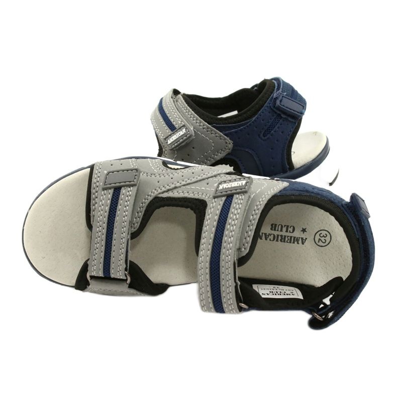American Club Sports Sports Boys Leather Insert ES33/21 Grey šedá 3