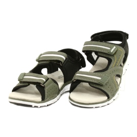 American Club Sports Sports Boys Leather Insert ES33/21 Khaki zelený 1