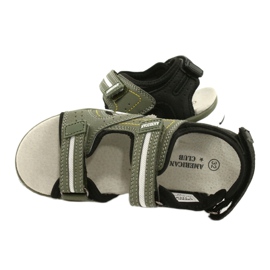 American Club Sports Sports Boys Leather Insert ES33/21 Khaki zelený 4