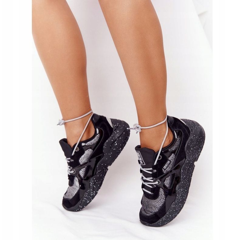 Dámská sportovní obuv Memory Foam Big Star HH274325 Černá černý 2