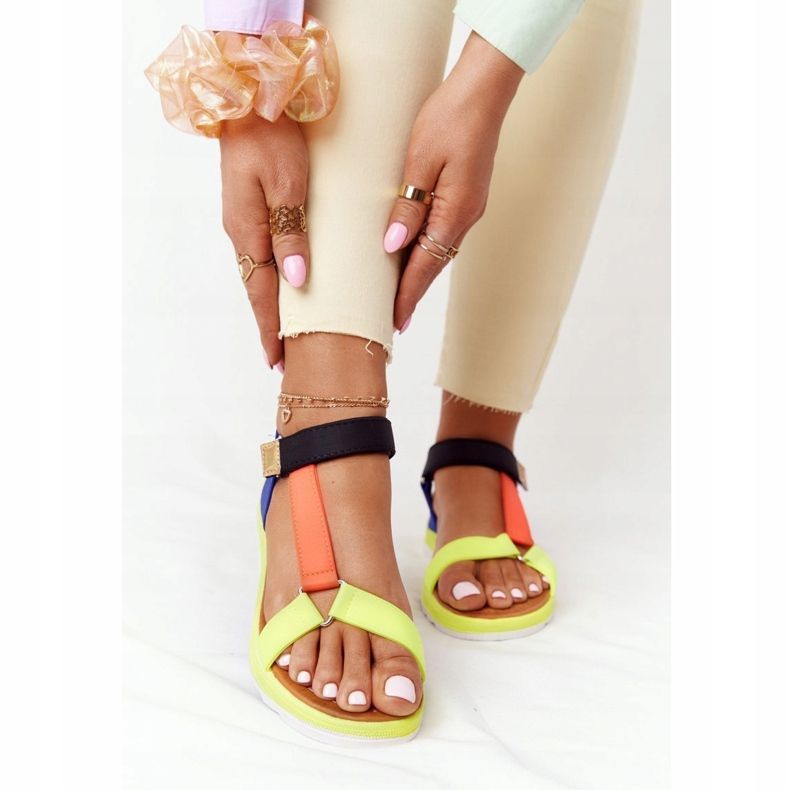 MSMG Dámské sandály na gumové podrážce vícebarevné Stranger vícebarevný 2