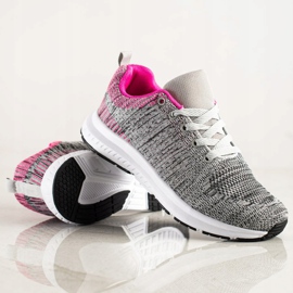 SHELOVET Světle šedé tenisky šedá vícebarevný 1