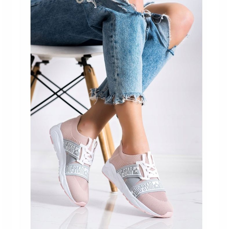 Dámské tenisky Big Star HH274353 růžový 2