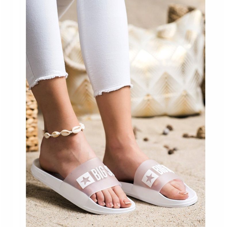 Dámské pantofle Big Star FF274A199 bílý 1 Dámské pantofle Big Star FF274A199 bílý 1