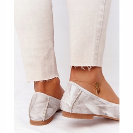 Dámské kožené balerínky Maciejka 01358-44 Dirty Beige béžový 1