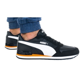 Boty Puma St Runner V2 Nl M 365278 33 bílý černý pomerančový 5