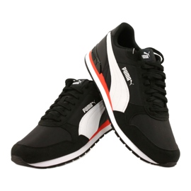 Boty Puma St Runner V2 Nl M 365278 33 bílý černý pomerančový 4